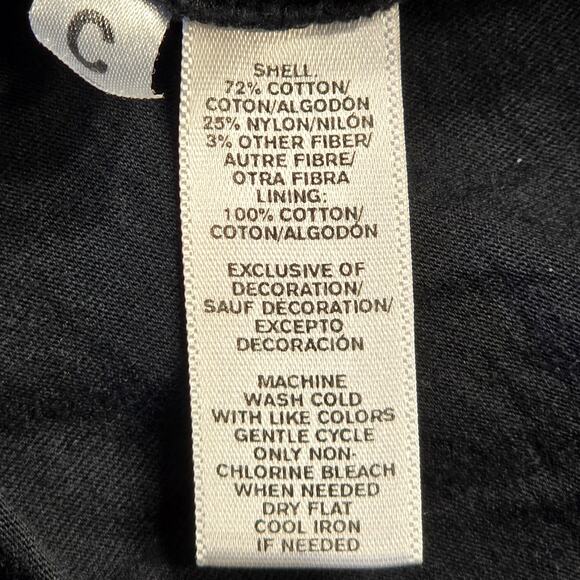 Theory Crochet Skirt Mini Dress Womens Petite Size Small Black Short Sleeve New - Picture 12 of 12